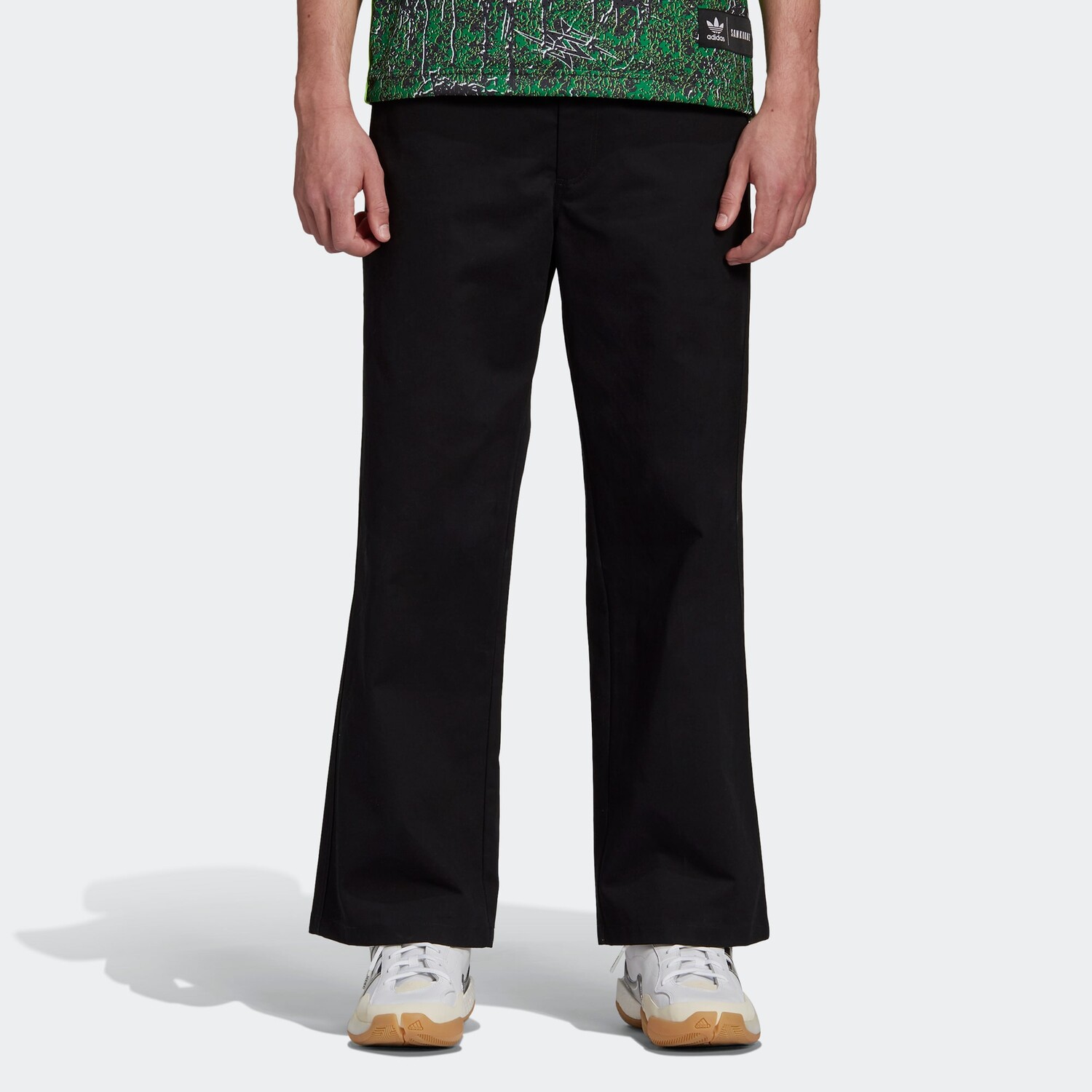 X SANKUANZ трикотажные спортивные штаны мужские черные Adidas Originals, черный — фото 3