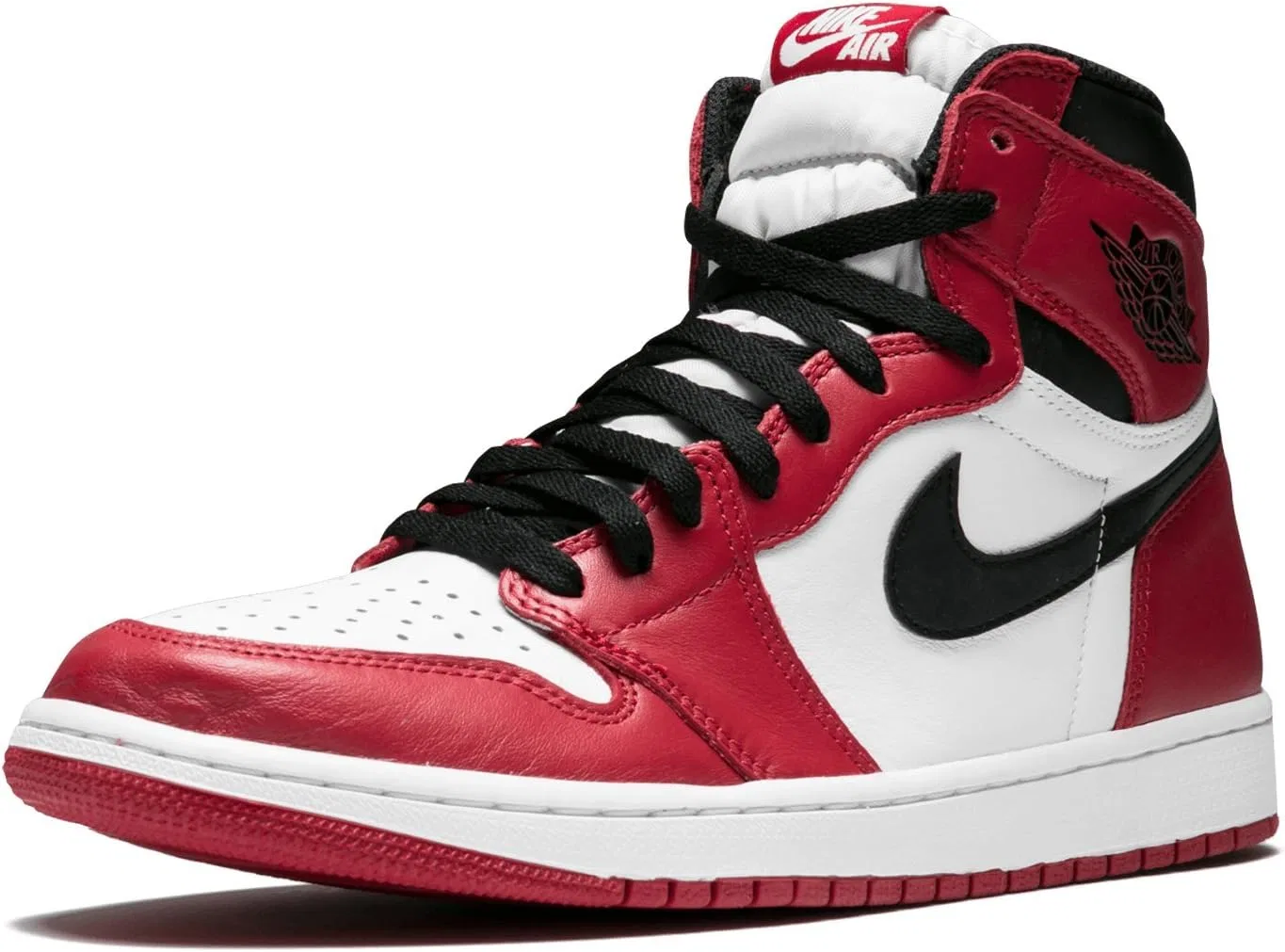 Кроссовки Nike Court Borough Mid Winter, White/Black-Varsity Red — фото 4