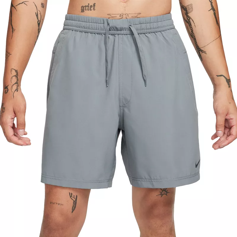 

Мужские универсальные шорты без подкладки Nike Dri-FIT Form 7 дюймов, серый