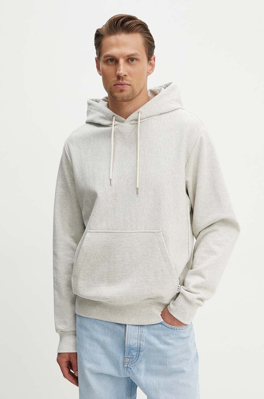 

A.P.C. Толстовка с капюшоном Брюс из хлопка, бежевый