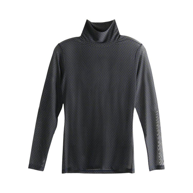 

Топ Dries Van Noten Patterned Turtleneck Top, Navy