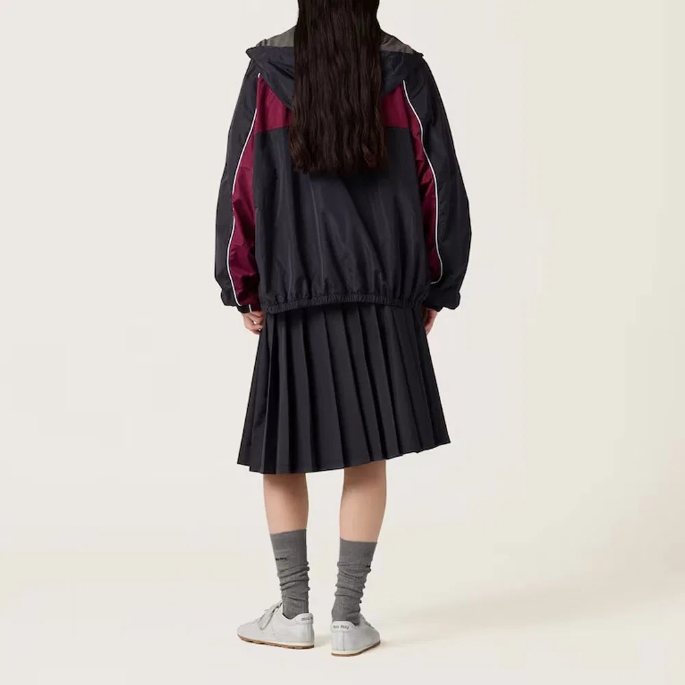 Длинная повседневная юбка женская Marine Blue MIU MIU — фото 4