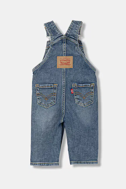 Комбинезон джинсовый Ogrodniczki niemowlęce Levi's, синий — фото 2