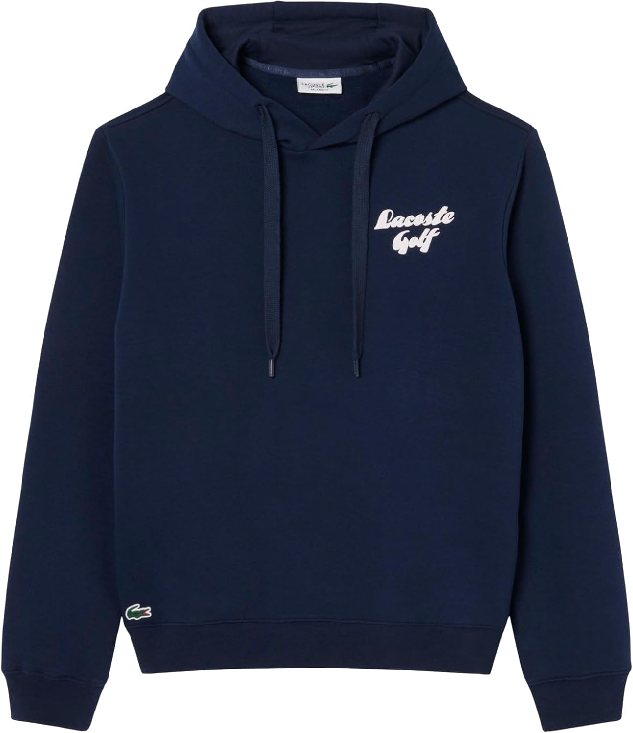 

Lacoste мужская спортивная флисовая толстовка с принтом для гольфа, Navy Blue