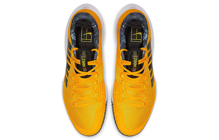 Теннисные кроссовки Air Zoom Zero мужские с низким верхом желтые/черные/белые Nike — фото 3