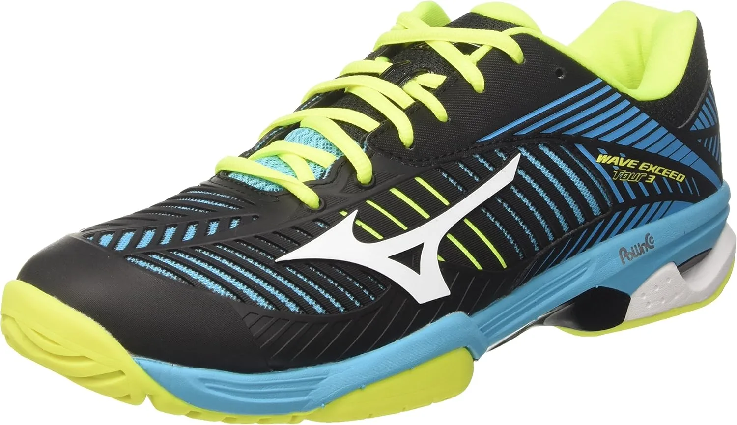 Мужские теннисные кроссовки Mizuno Wave Exceed Tour AC, белый/черный/синий