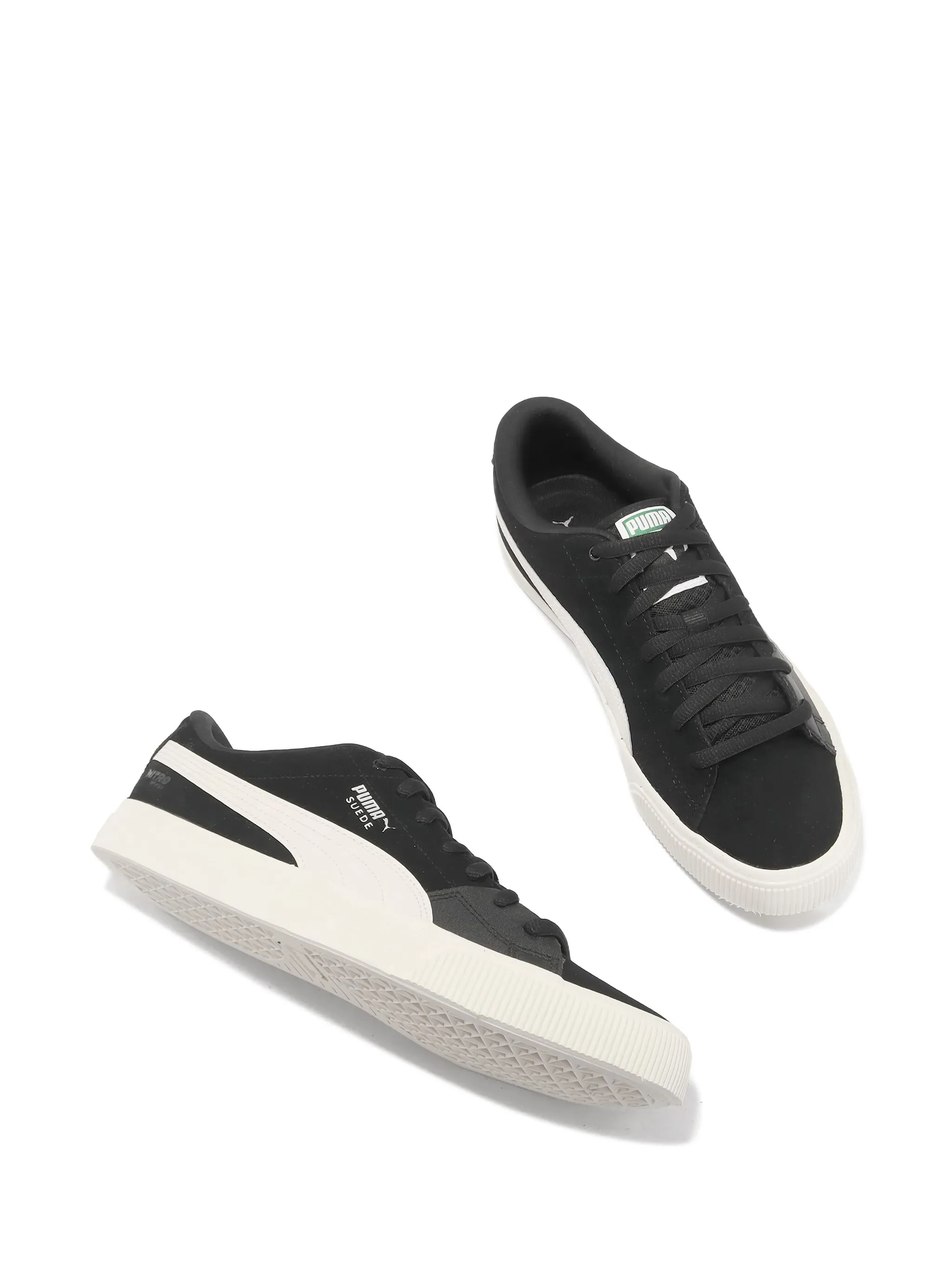 Кеды Suede Skate Nitro OG Black/White Puma, черный — фото 2