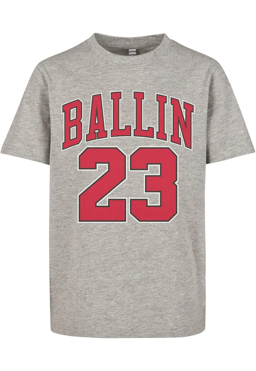 

Футболка Mister Tee "Мужская детская футболка Mister Ballin 23" Mistertee, серый