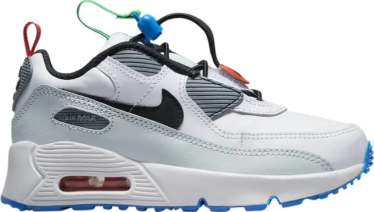 

Кроссовки Air Max 90 Toggle PS 'White Blue Green', белый