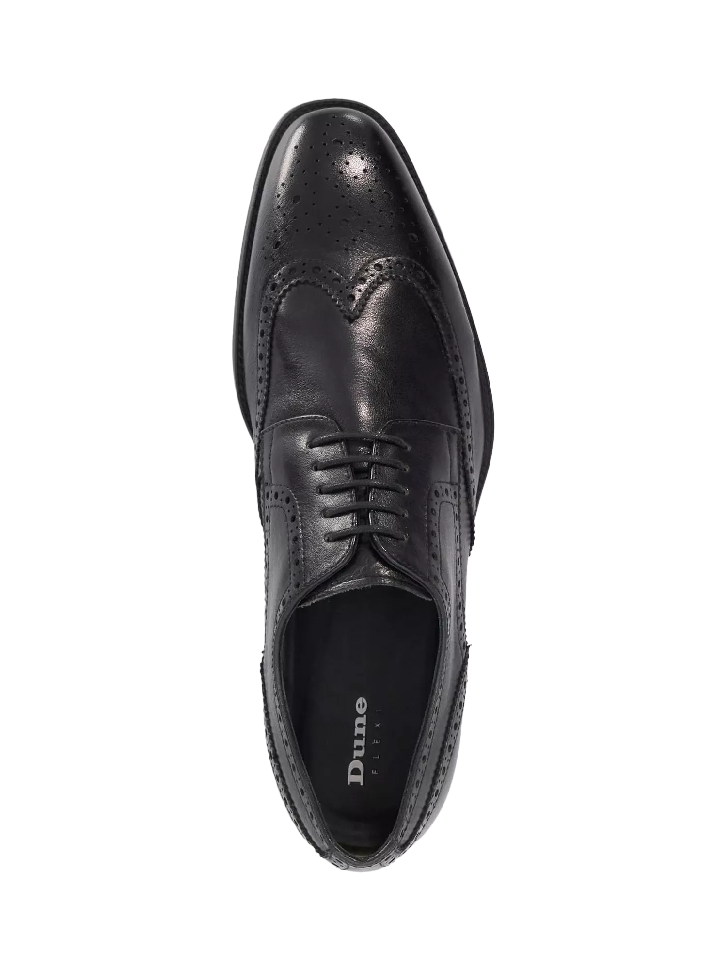Брог-туфли Sunni Leather Flexi Sole Dune London, Black — фото 4