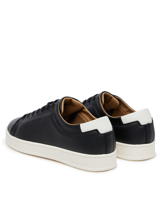 Кроссовки Pure Low Laceup Cupsole Hf Lth HM0HM01859 Calvin Klein, черный — фото 3
