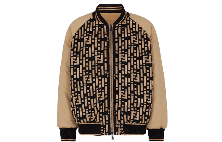 

Куртка мужская коричневая FENDI, Коричневый, Куртка мужская коричневая FENDI