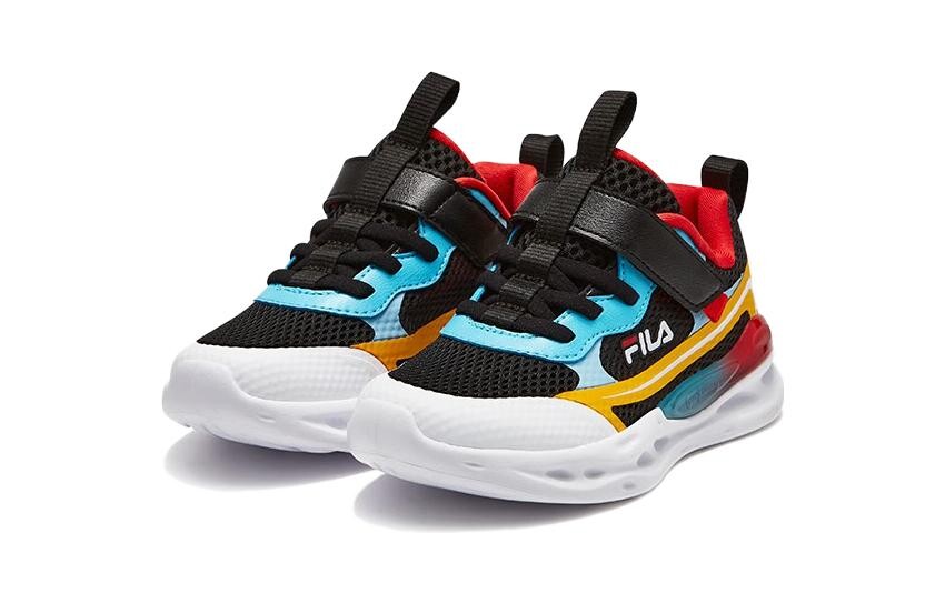 Кроссовки детские "Дошкольные" Fila Kids, черный/синий — фото 2