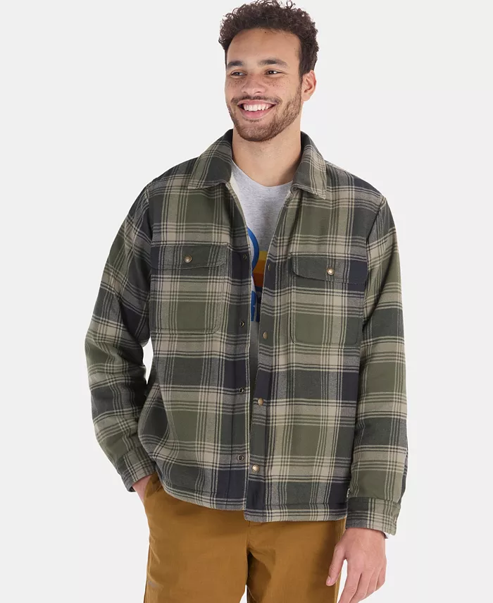 

Мужская куртка-рубашка Ridgefield Sherpa Flannel Marmot, зеленый