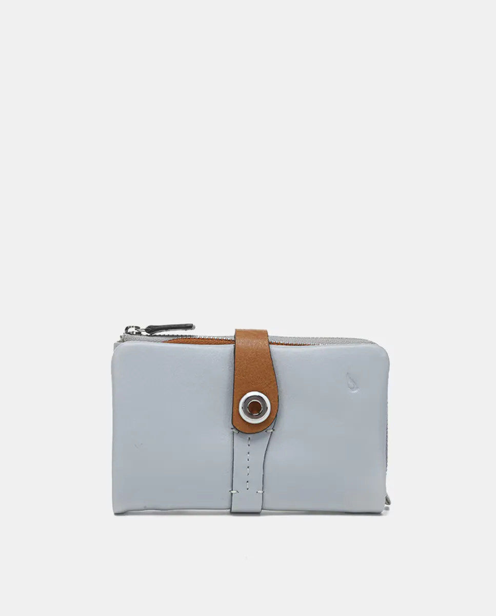 

Кошелек Medium Oceans Diary из двухцветной серой кожи Abbacino, серый