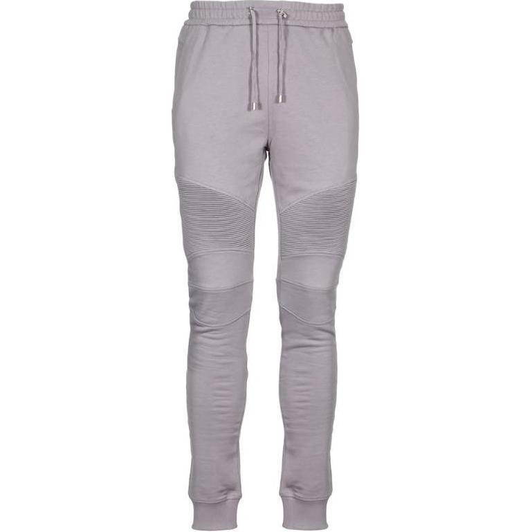 Трикотажные спортивные штаны мужские серые BALMAIN — фото 2