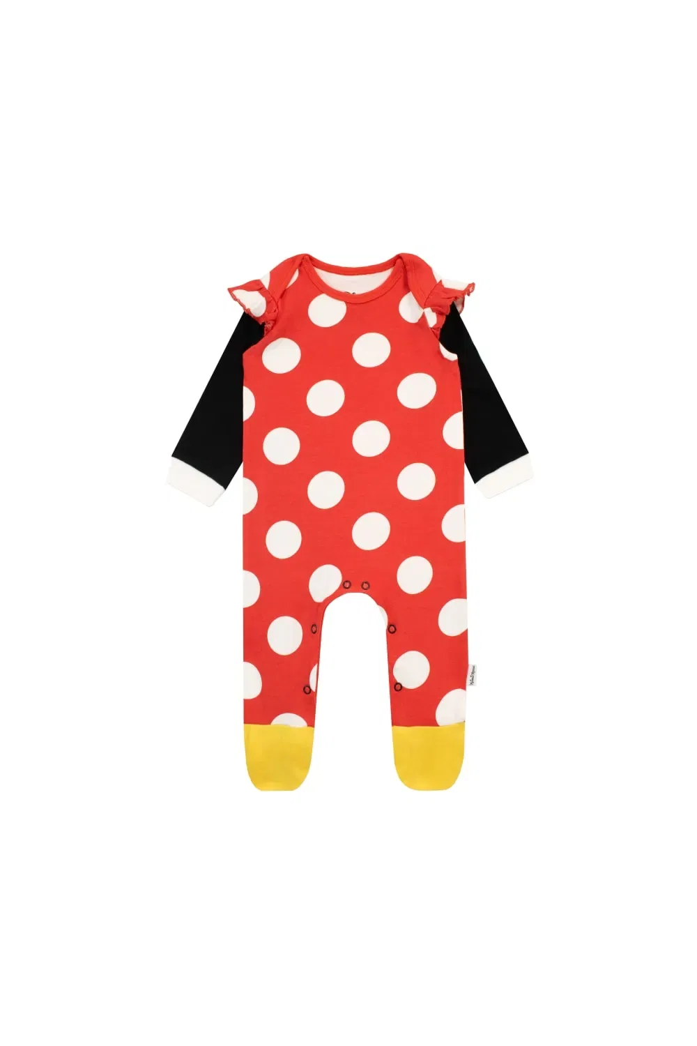 Детский слип-пижама Minnie Mouse в горошек, Disney, красный — фото 2