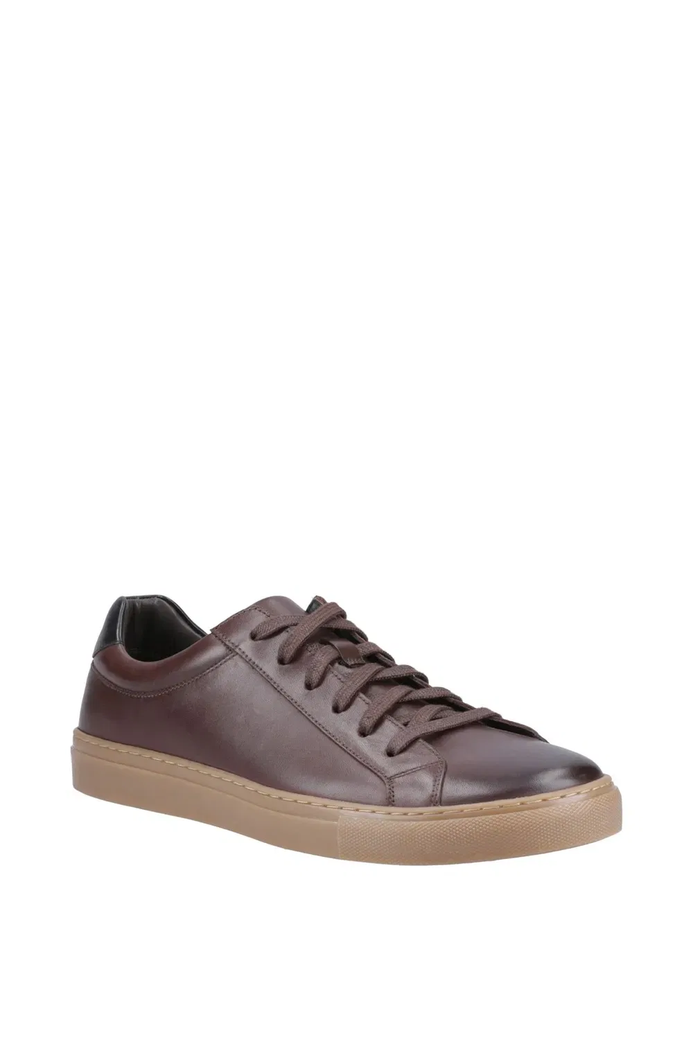 Кроссовки кожаные Colton Hush Puppies, темно-коричневый