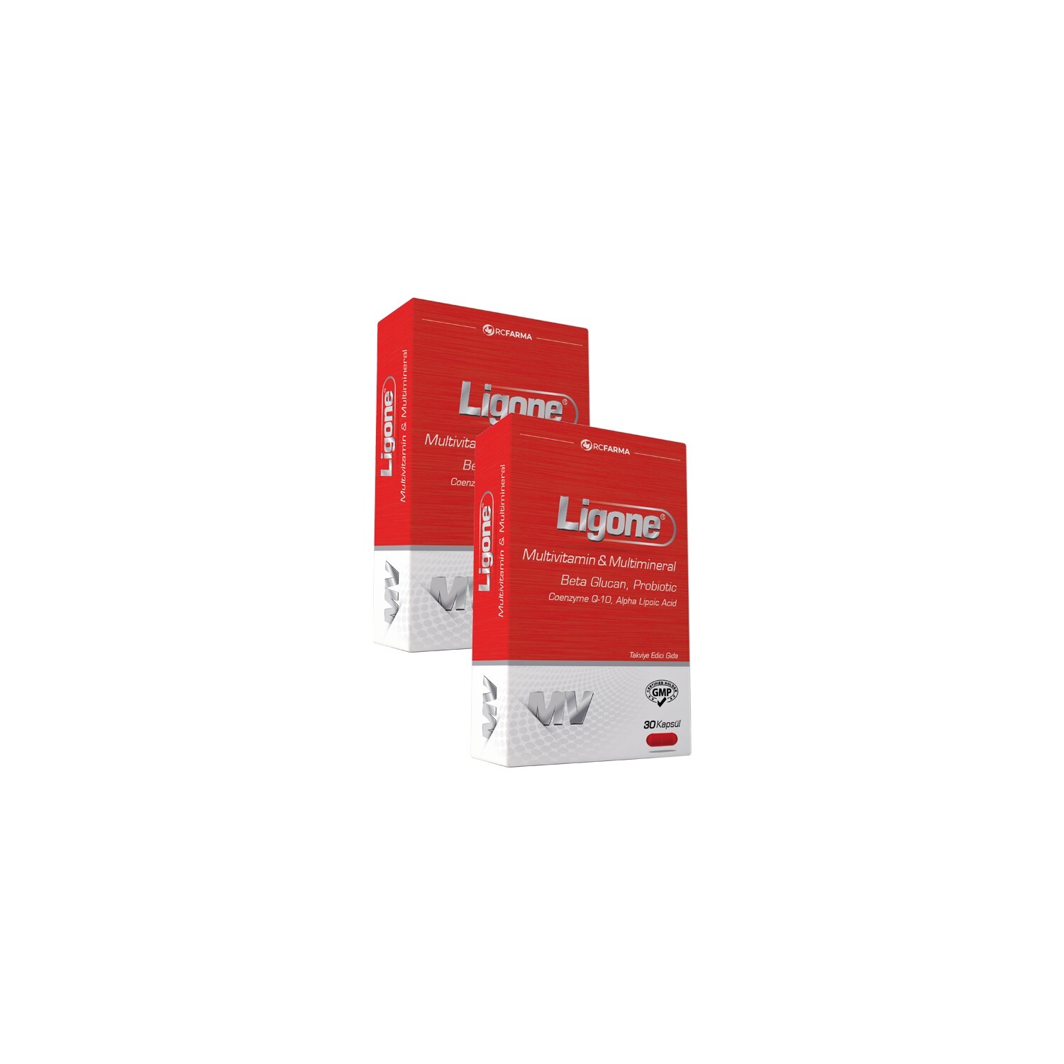 

Добавка Newdrog Ligone Beta Glucan, 2 упаковки по 30 капсул