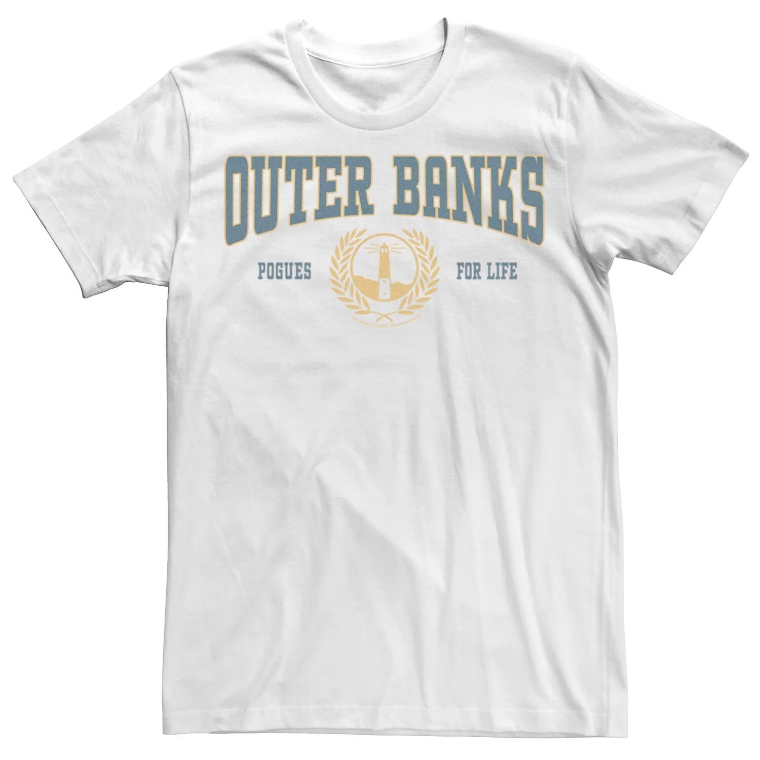

Мужская футболка с гербом в университетском стиле Outer Banks Licensed Character
