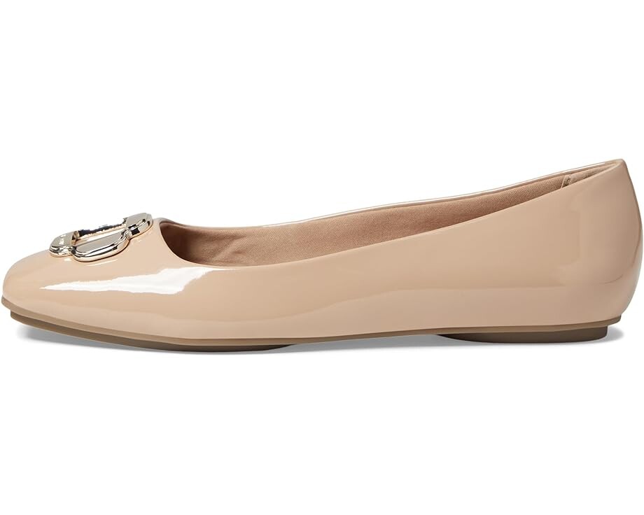 Туфли на плоской подошве Anne Klein Aggie, цвет Nude Patent — фото 4