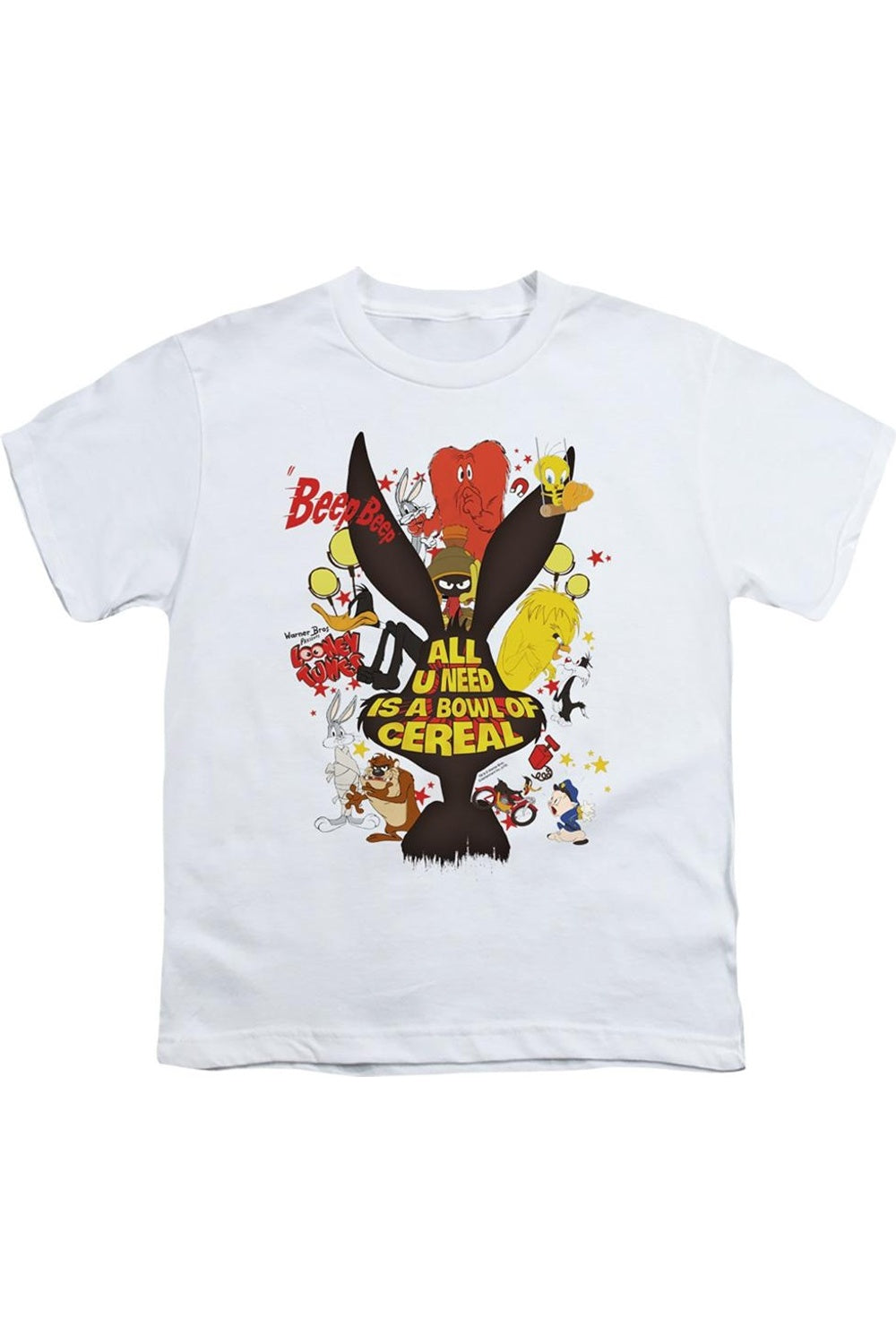 

Футболка с коротким рукавом Looney Tunes для детей Gildan, белый