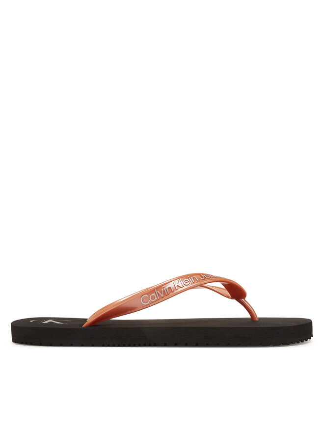 Шлепанцы Beach Sandal Monologo Tpu Yw0Yw01719 Calvin Klein Jeans, золотой — фото 4
