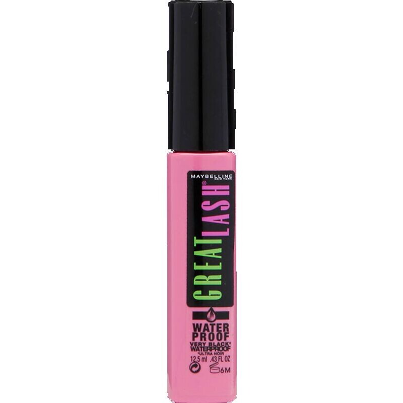 

Тушь для ресниц Great Lash, очень черная, водостойкая Maybelline New York, 12,5 ml