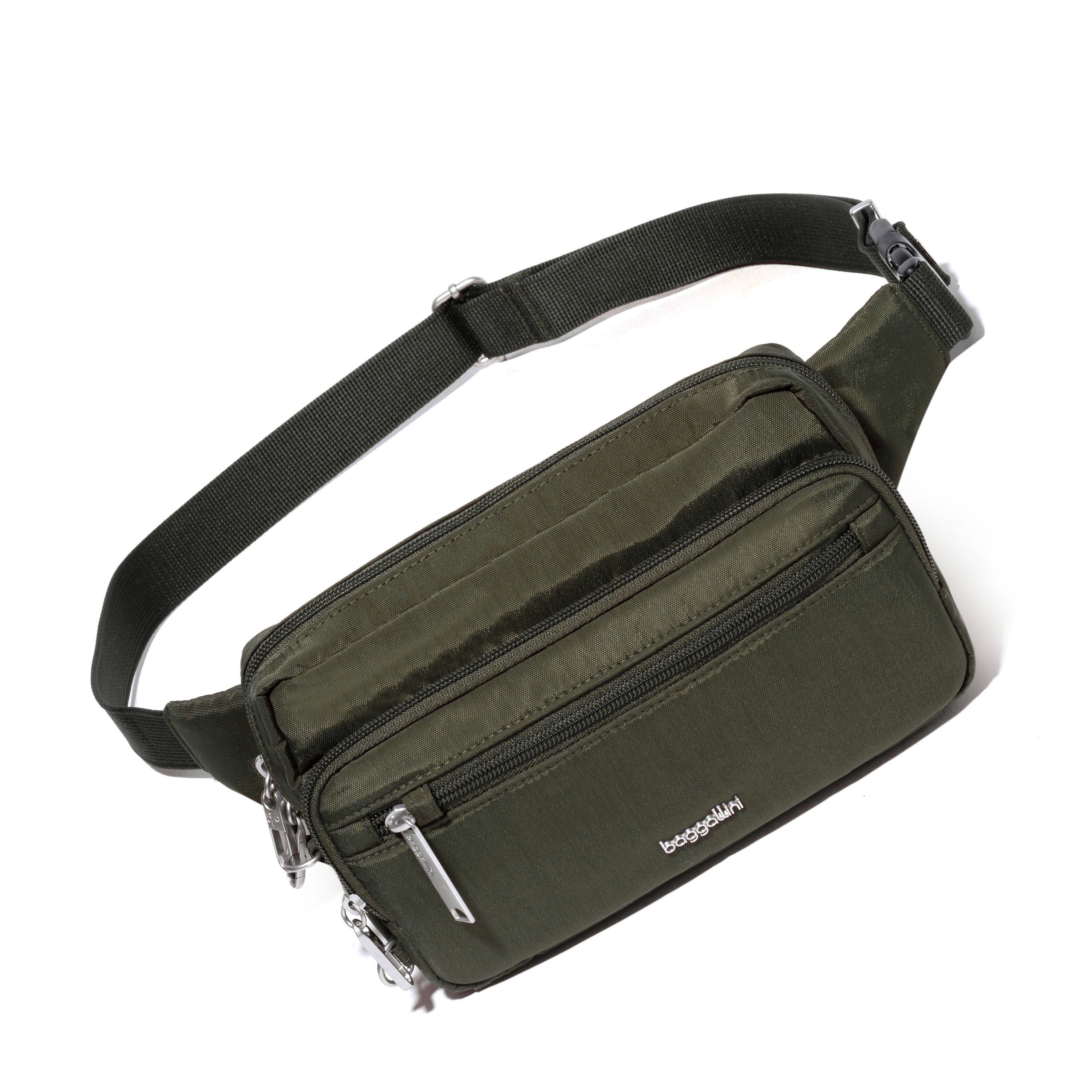 

Baggallini Securtex Anti-Theft поясная сумка слинг, цвет thyme