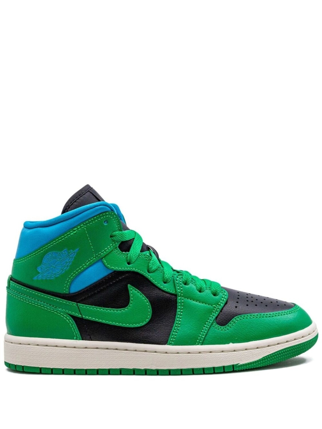 

Кроссовки Air 1 Mid Lucky Green/Aquatone Jordan, черный