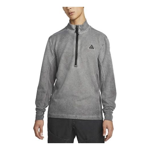 

Футболка Men's Nike ACG Zipper Cardigan Sports Long Sleeves Dark Grey T-Shirt DM6223-010