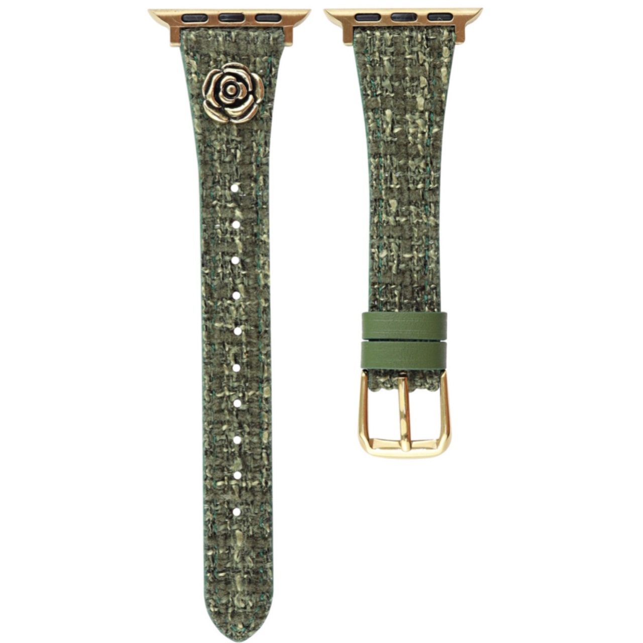 

CHENSONG Часы Strap Apple Compatibility Woolen Strap Material 49mm, Green