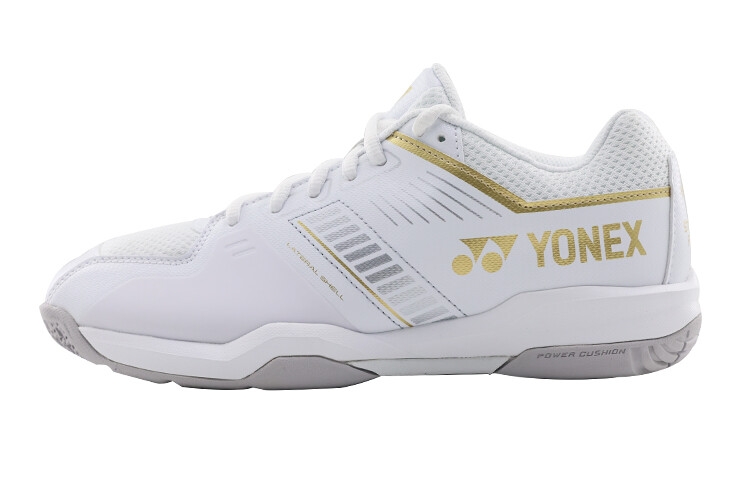 

Кроссовки для бадминтона Power Cushion Unisex Low-top White/Gold Yonex
