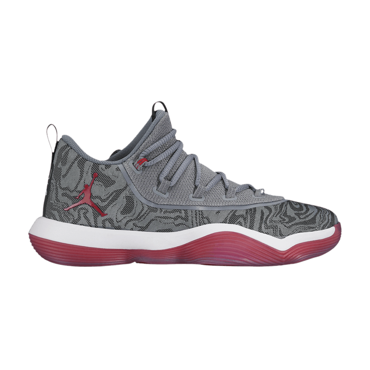

Кроссовки Jordan Super.Fly 2017 'Wolf Grey Gym Red', серый