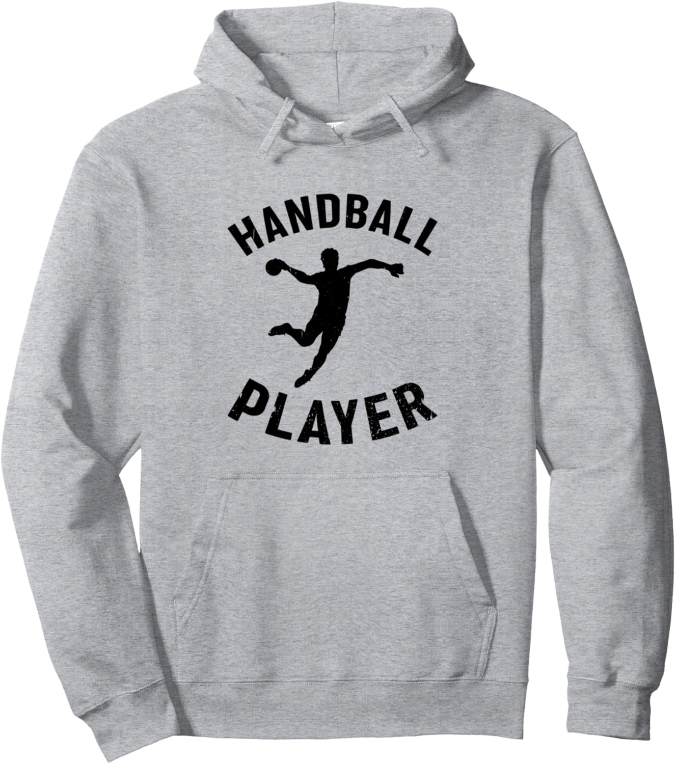 

Силуэт гандболиста гандбольная игра гандболист толстовка Handball Player, серый