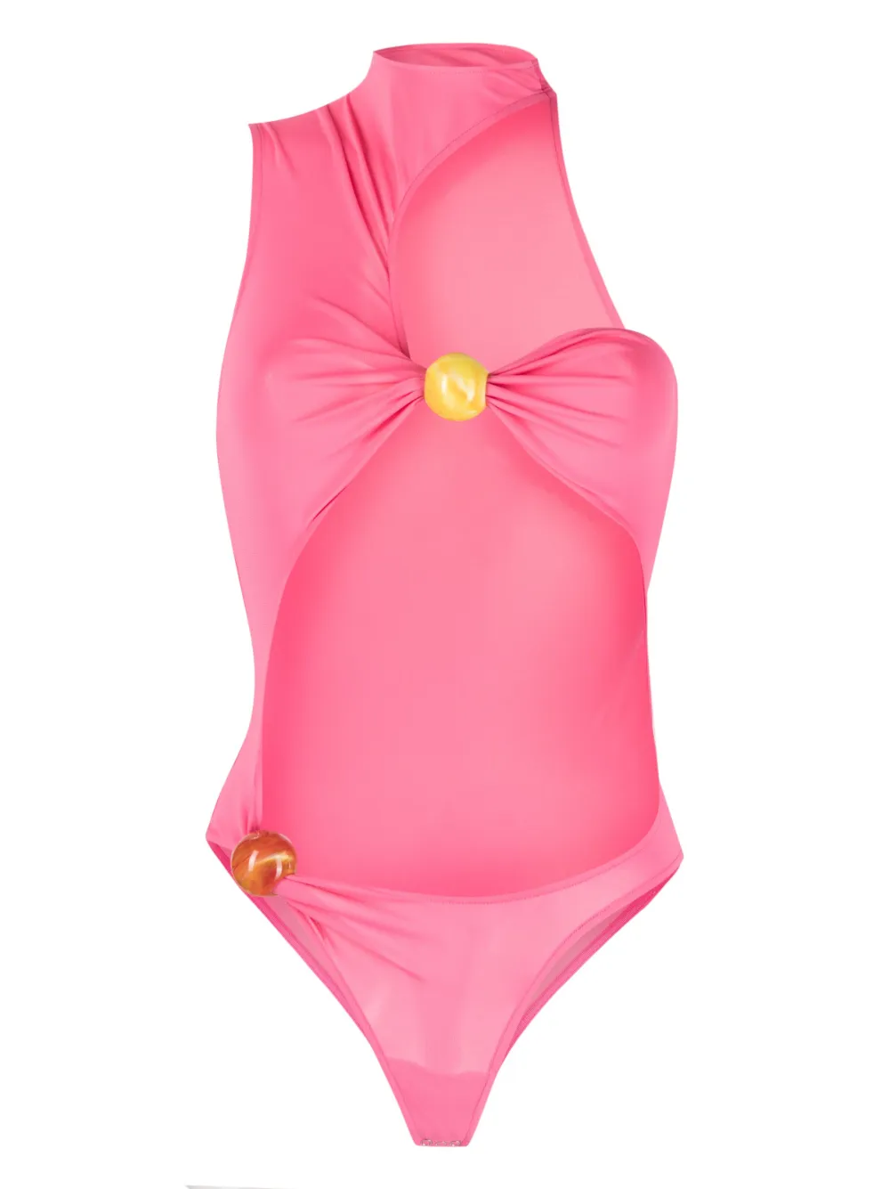 

Боди La Perola с вырезами Jacquemus, розовый