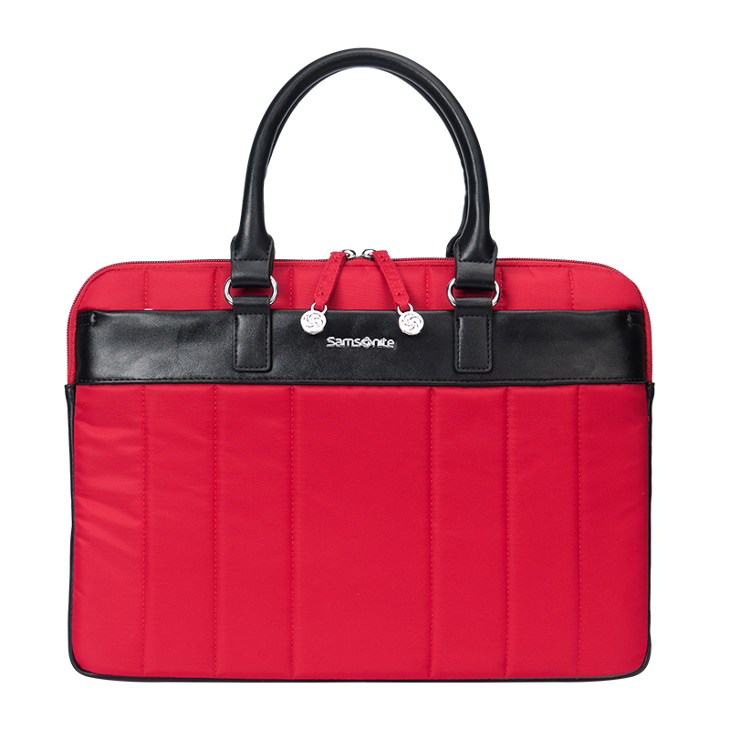 

Samsonite Тканевая наплечная сумка унисекс бордового цвета