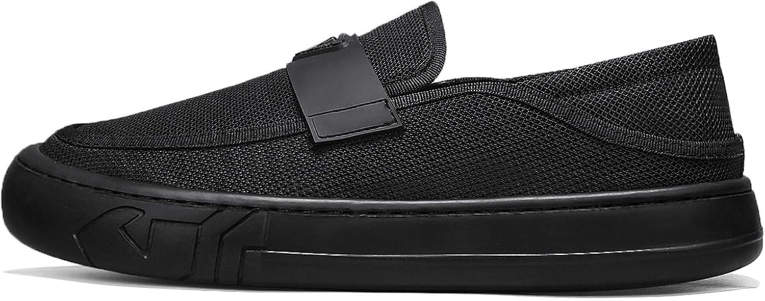 

Летние дышащие кроссовки с низким верхом, модная спортивная обувь, ретро и простые классические мужские спортивные кроссовки, повседневная обувь Generic, черный