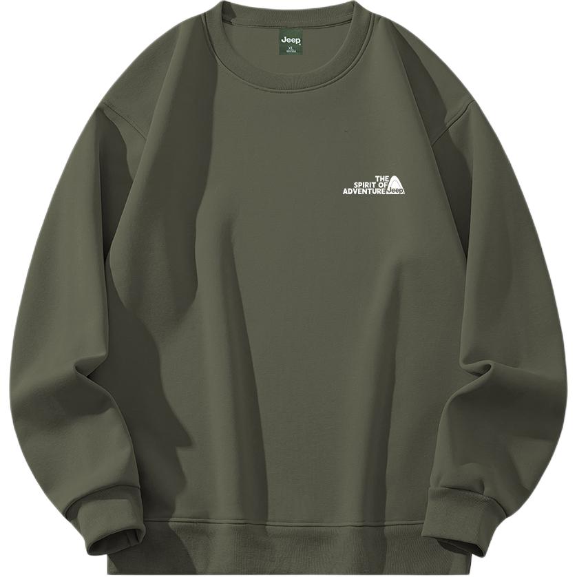 

Свитшот Unisex Crew Neck Moderate Jeep, серый зеленый