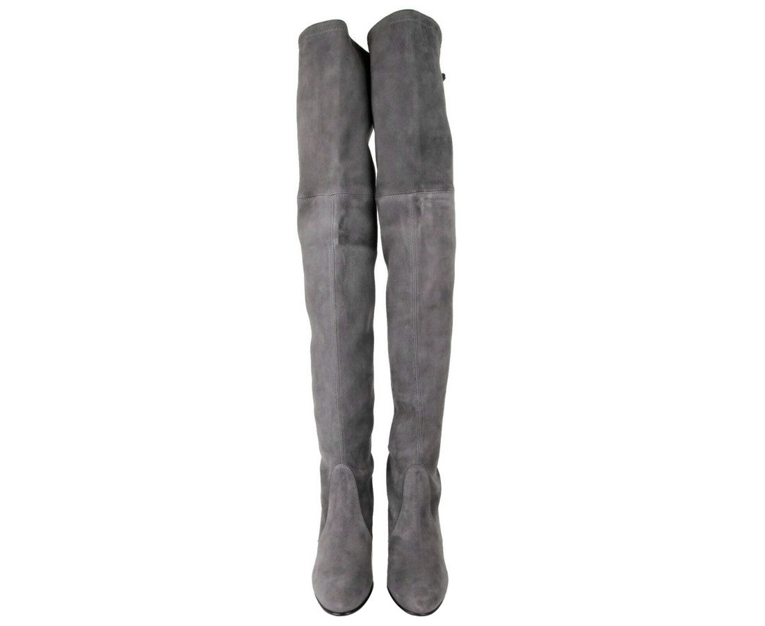 Stuart Weitzman Женские сапоги Highland Suede выше колена, Slate — фото 3