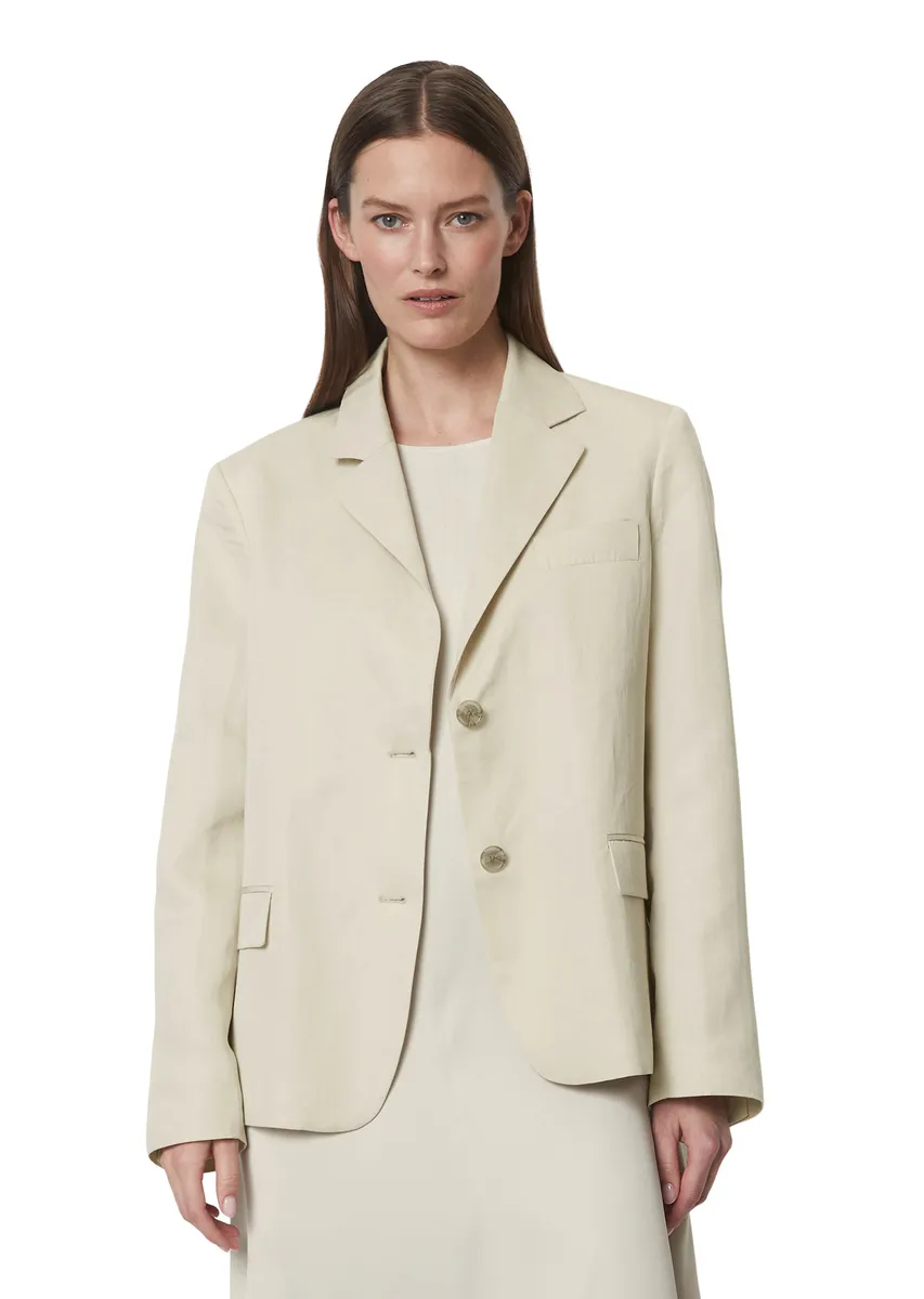 

Длинный пиджак Marc O'Polo, изготовленный из смеси лиоцелла и льна TENCEL, серый