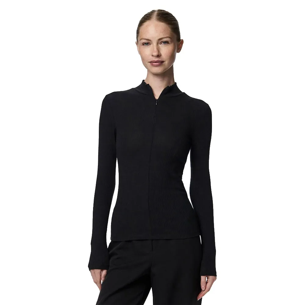 

Свитер Pieces Kitte full zip, черный