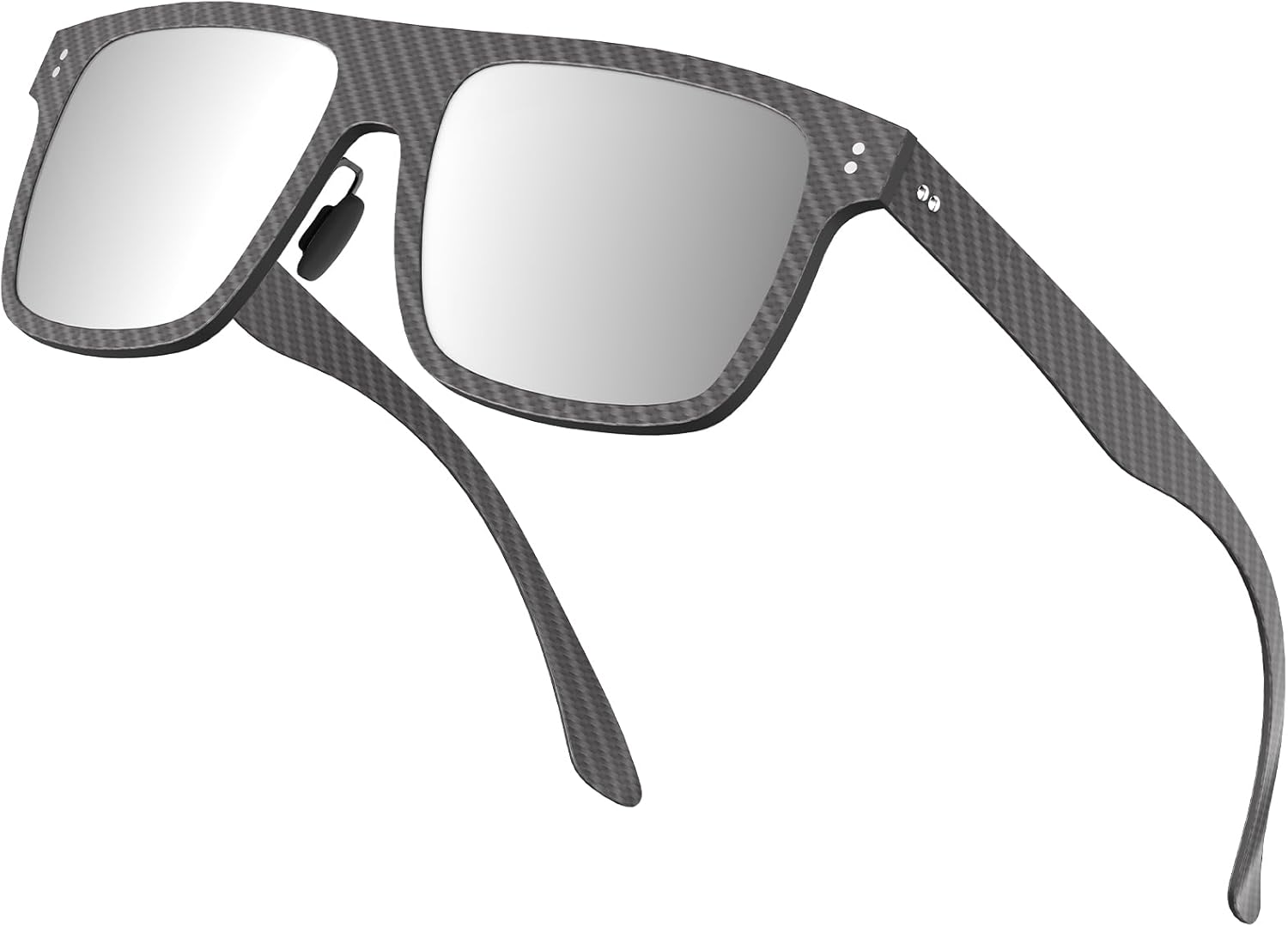 

Поляризованные солнцезащитные очки ANYLUV для мужчин, из углеродного волокна, легкие, с защитой от УФ-излучения UV400, подходят для вождения, рыбалки, гольфа, A06 Matte Grey/Silver