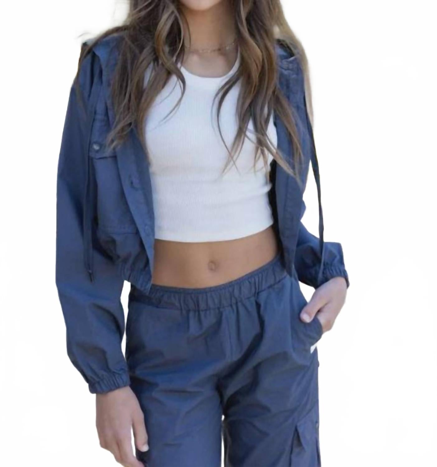 

Kaveah Детская хлопковая толстовка Rima с завязками, градиентный синий цвет