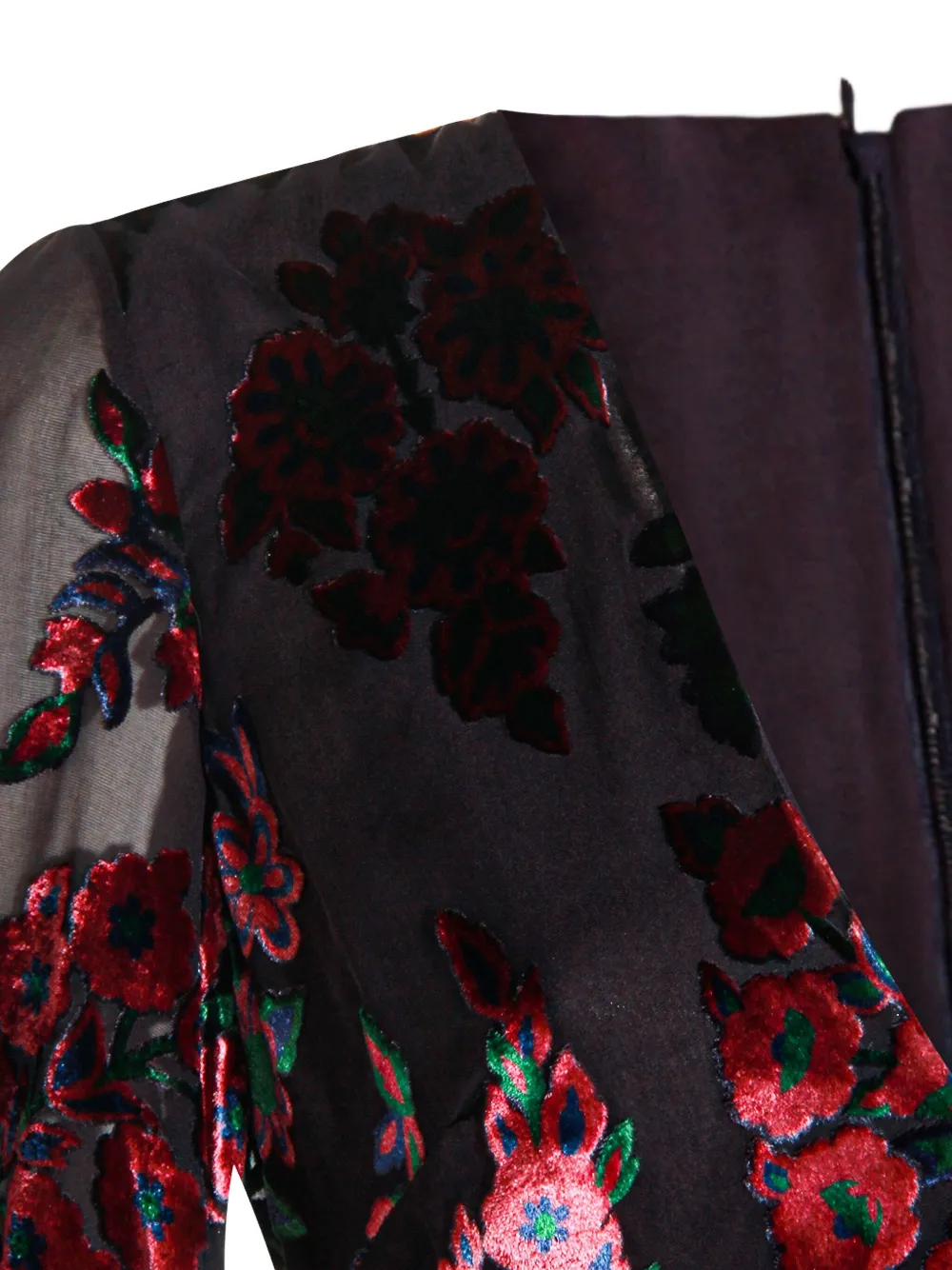 Бархатное платье макси Etro, синий — фото 4