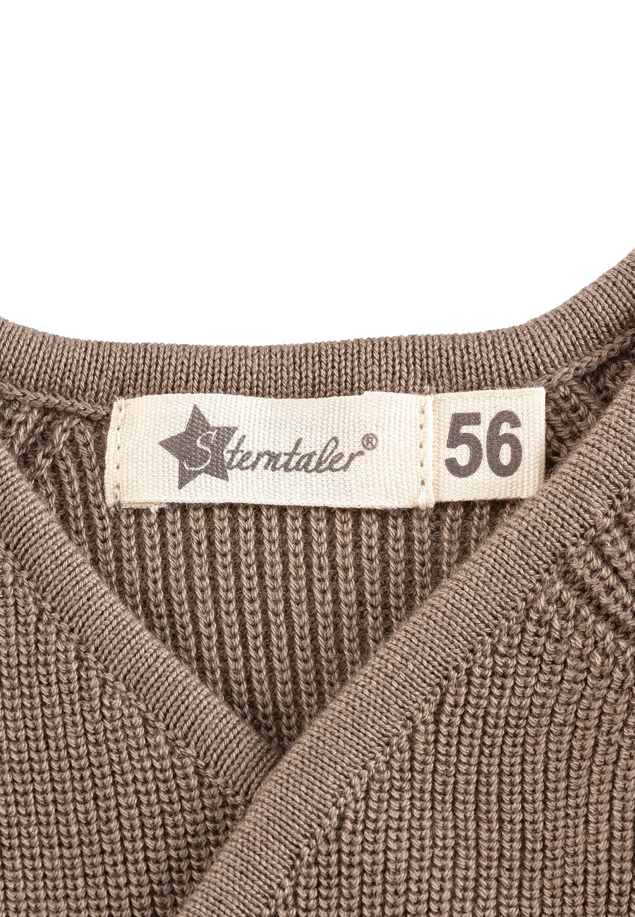 Вязаный кардиган STERNTALER Knit Cardigan, коричневый — фото 3
