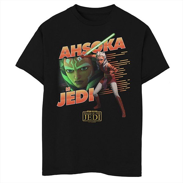 

Футболка с принтом Ahsoka из серии Tales of the Jedi для мальчиков 6-20 husky Star Wars