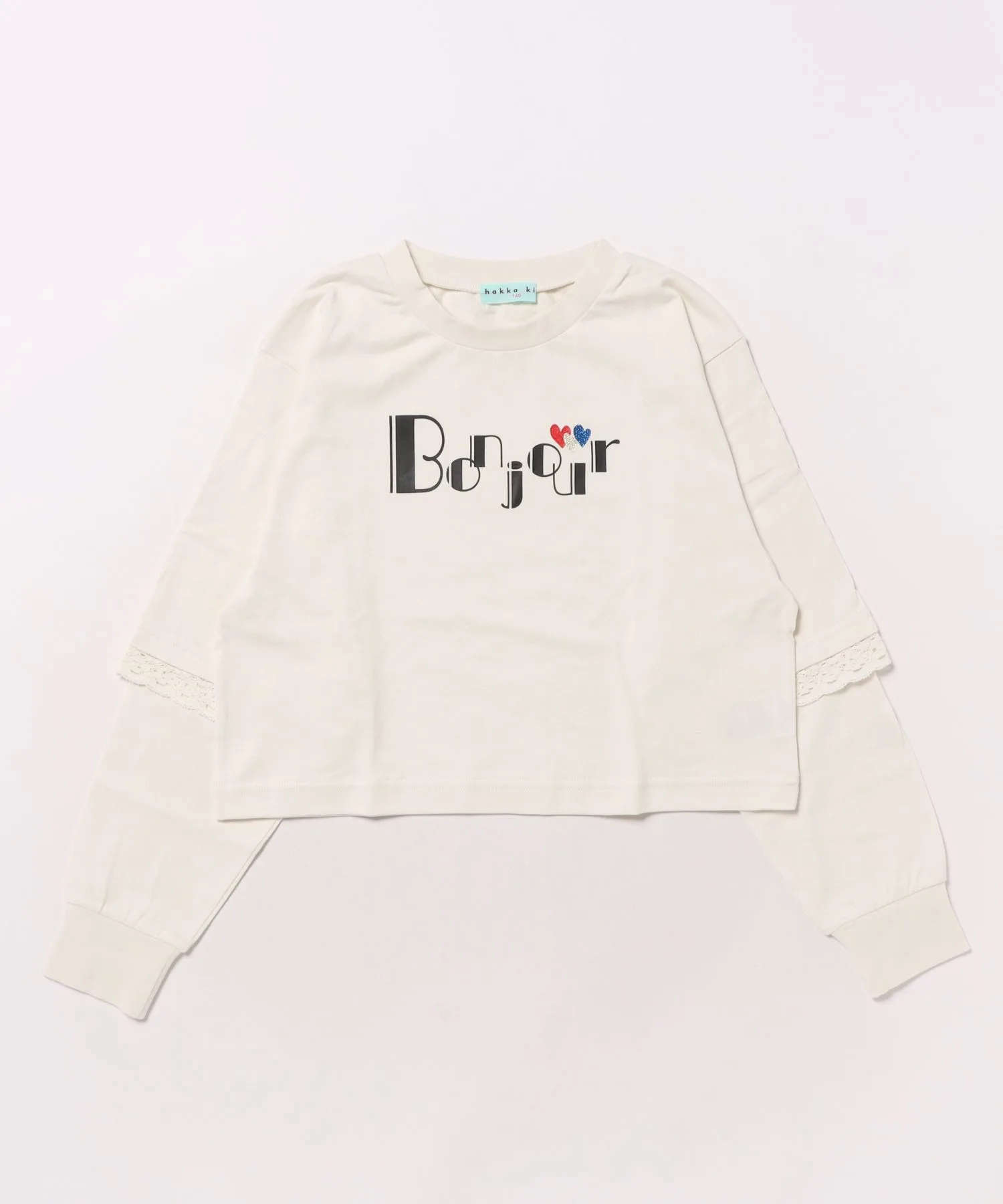 Детская футболка с коротким рукавом Hakka Kids Layered off-white