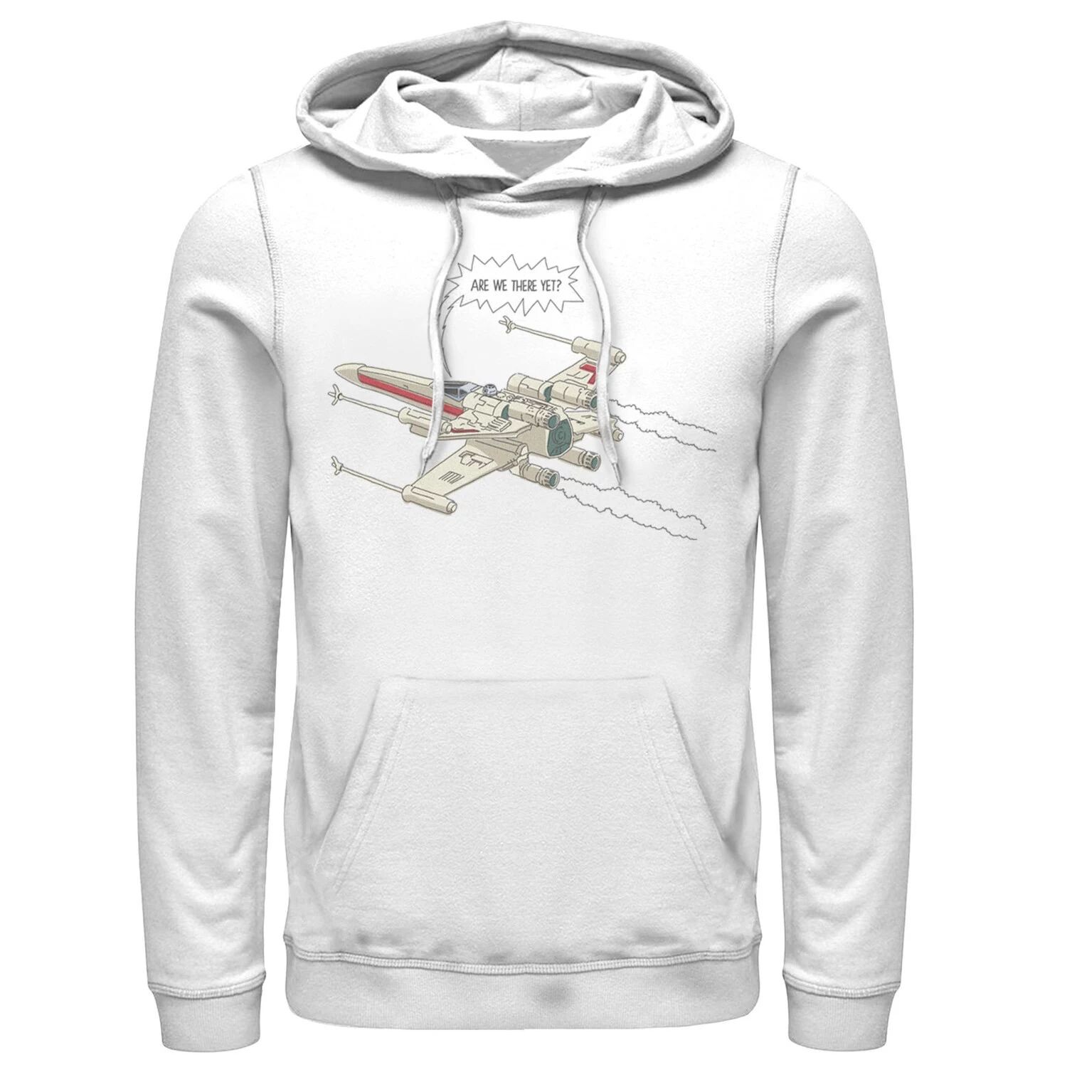 

Мужская толстовка с капюшоном «Звездные войны X-Wing Are We There Yet» Star Wars