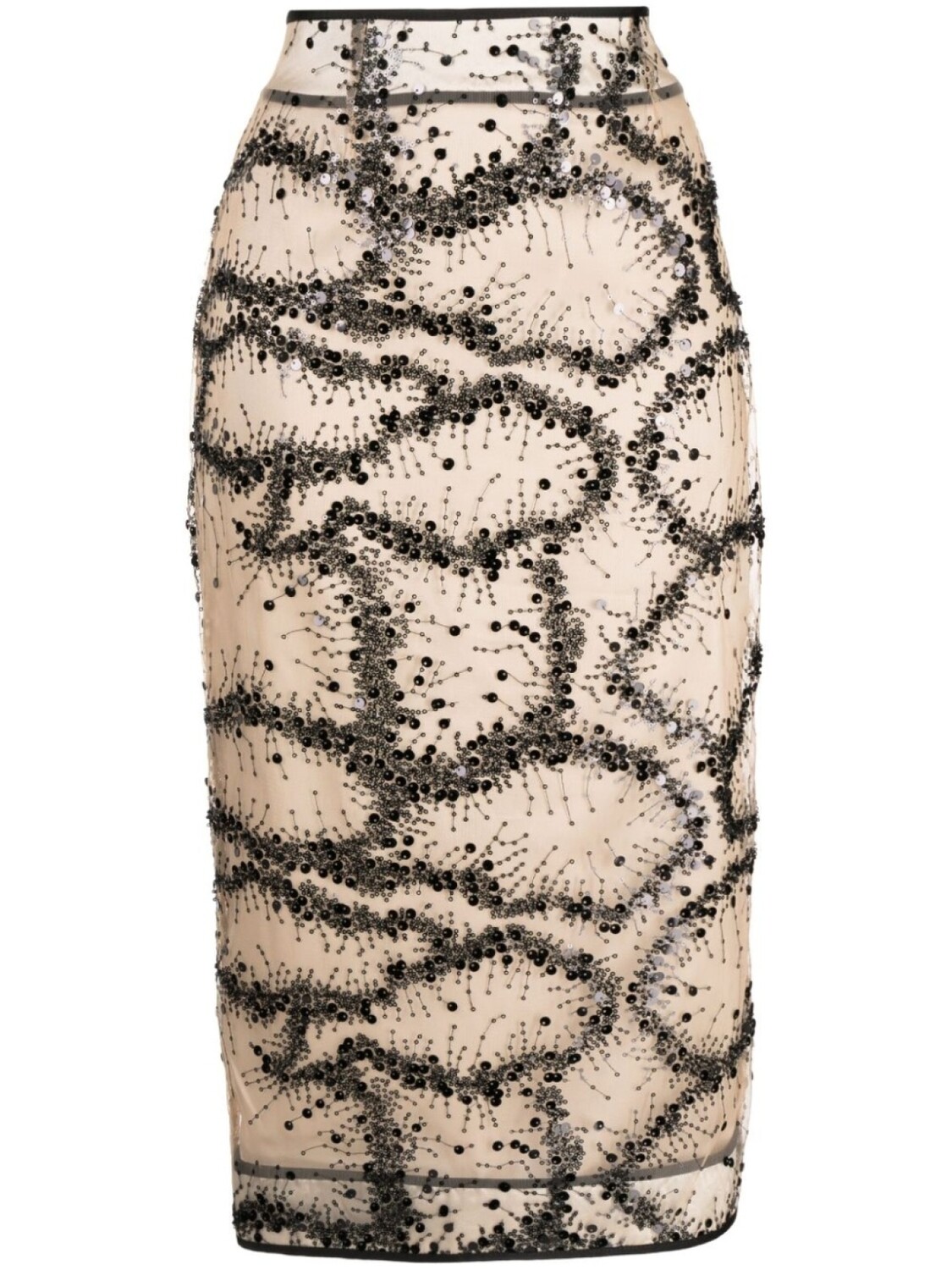

Юбка с пайетками Antonio Marras, бежевый